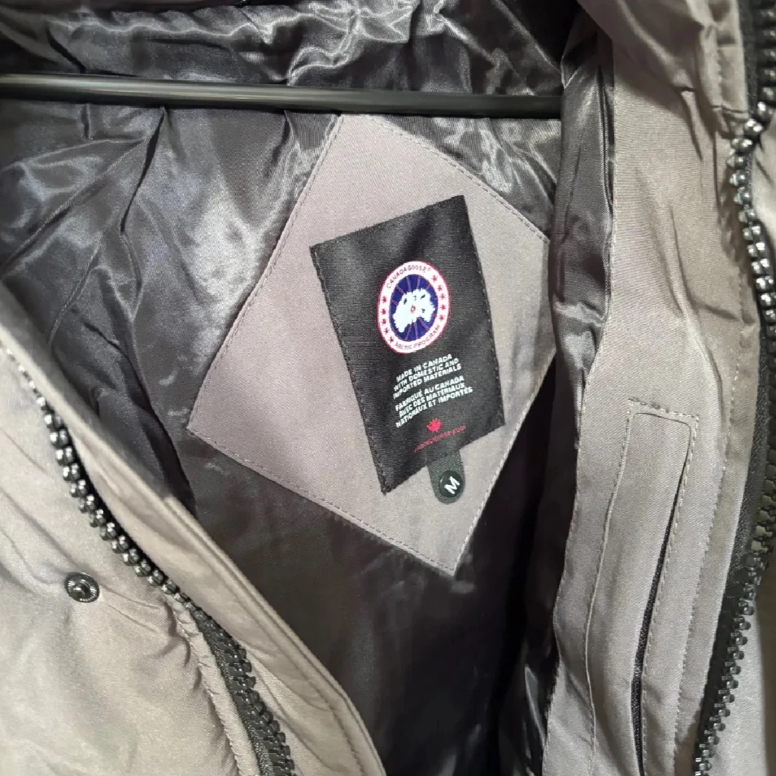 Grå dunjacka från Canada Goose M - 3