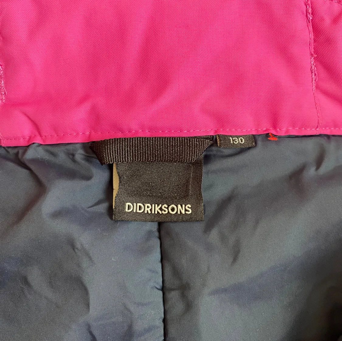 Rosa och marinblå täckbyxor Didriksons!! - 2