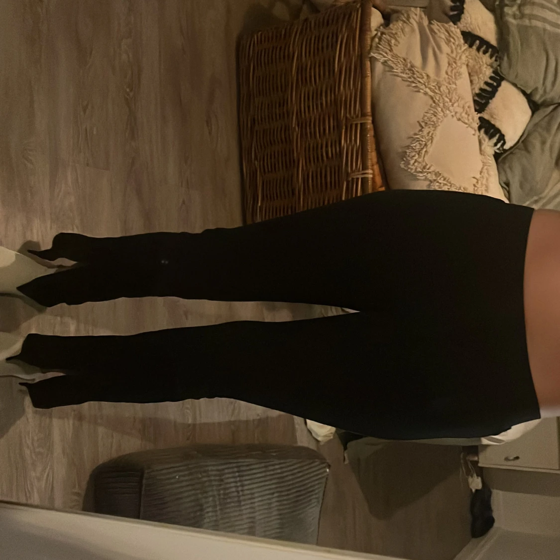 Svarta bootcut byxor från ONLY - 3