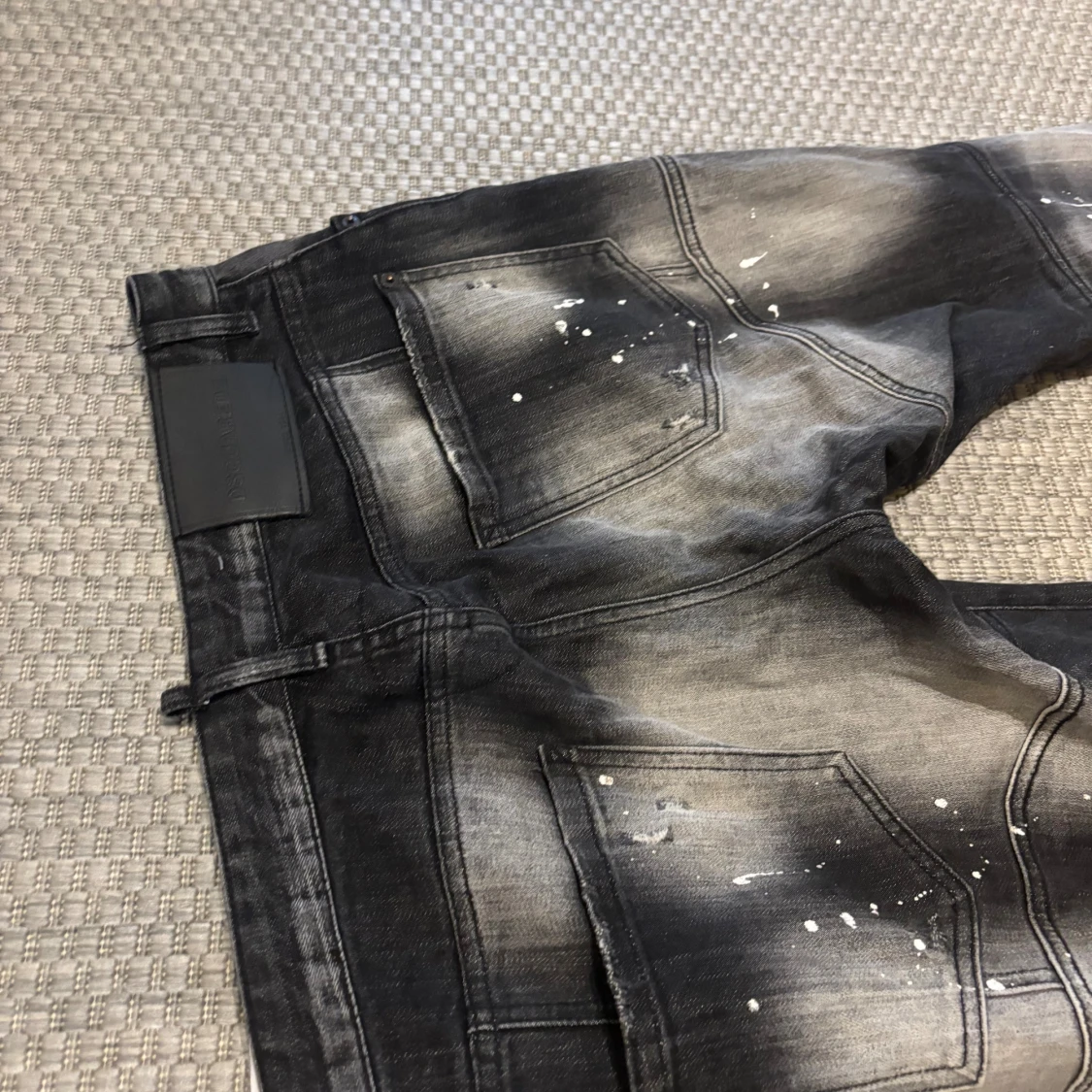 Svarta Dsquared2 jeans med slitningar - 2