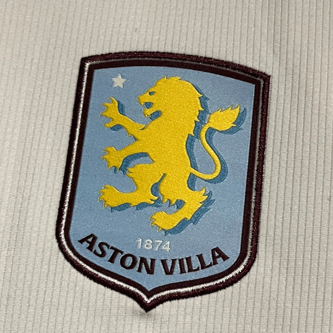 Aston Villa vit matchtröja Adidas L - 2