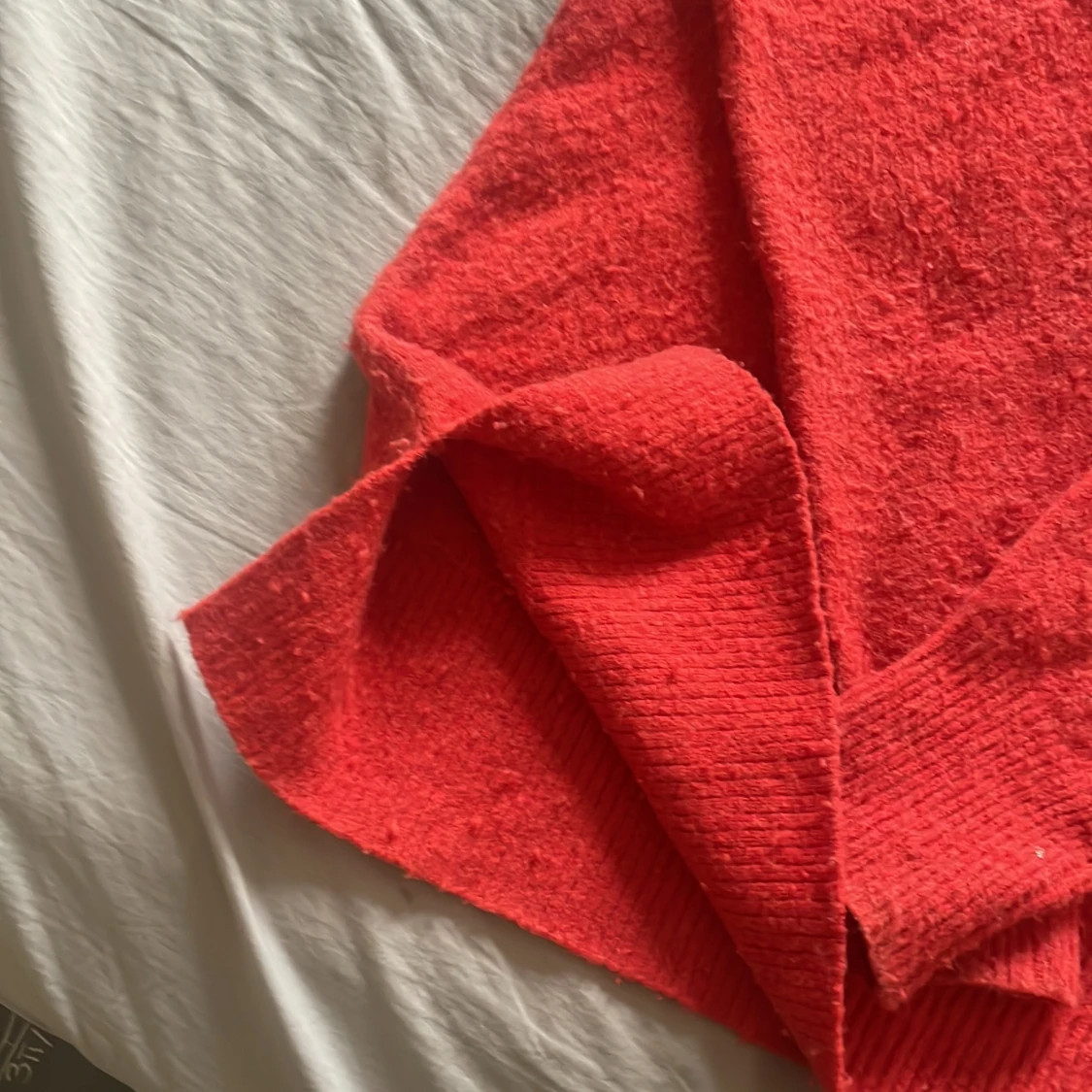 Orange Ull stickad tröja från Indiska - 2