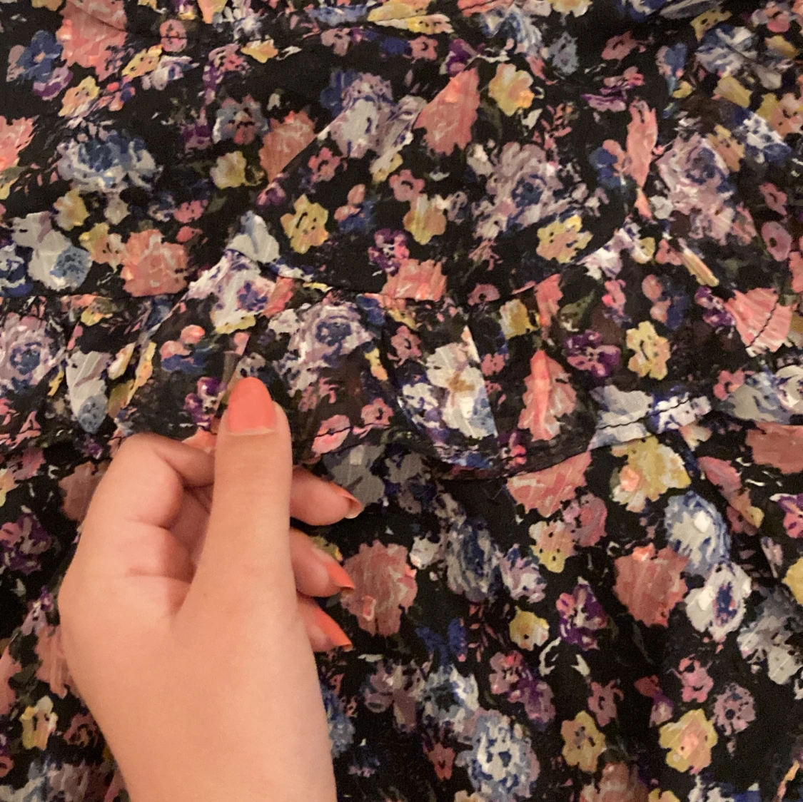 Blommig volangblus från Lindex🥰 - 2