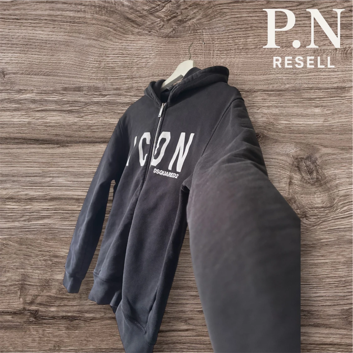 Svart Dsquared2 ICON hoodie - 2