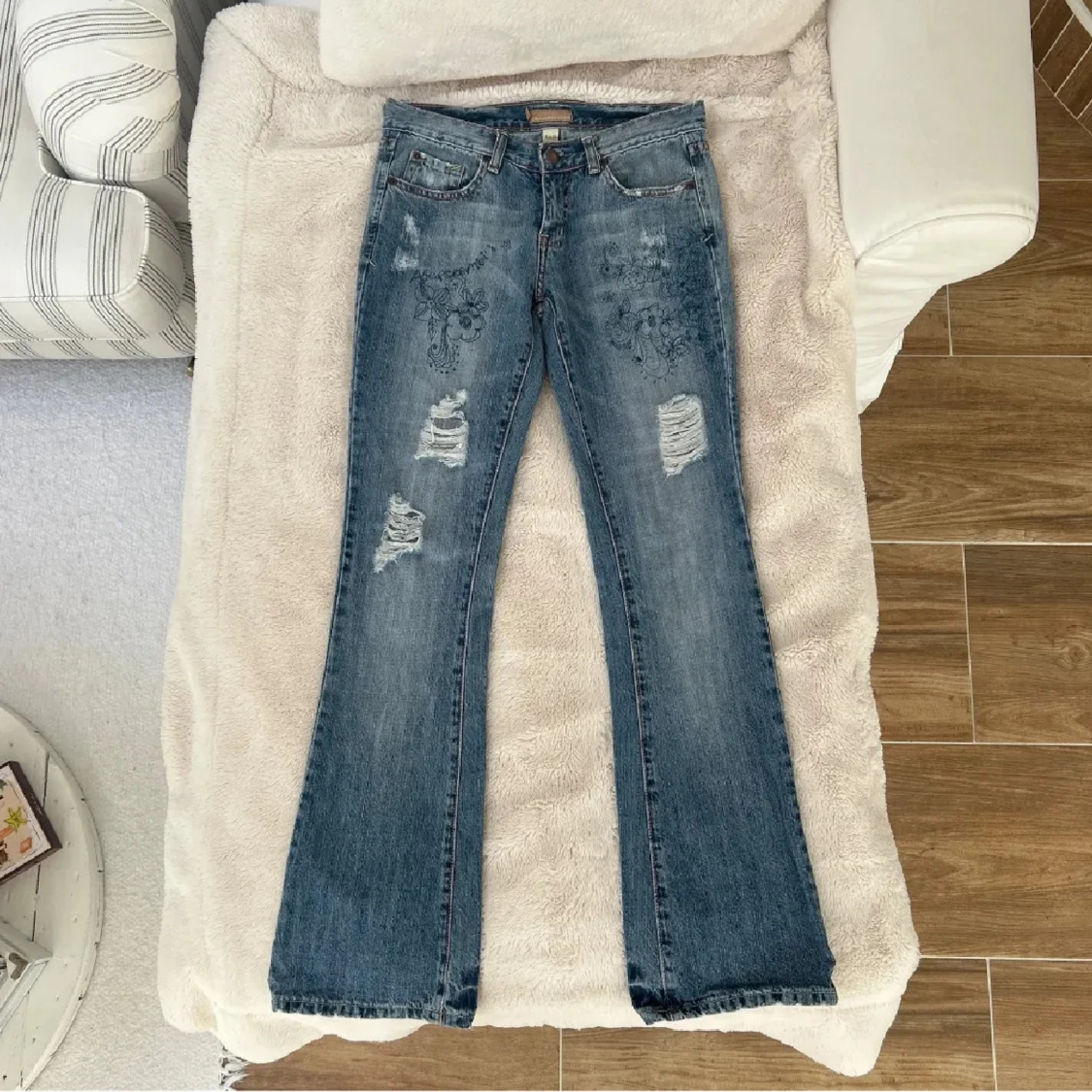 Blå Abercrombie & fitch jeans - 2