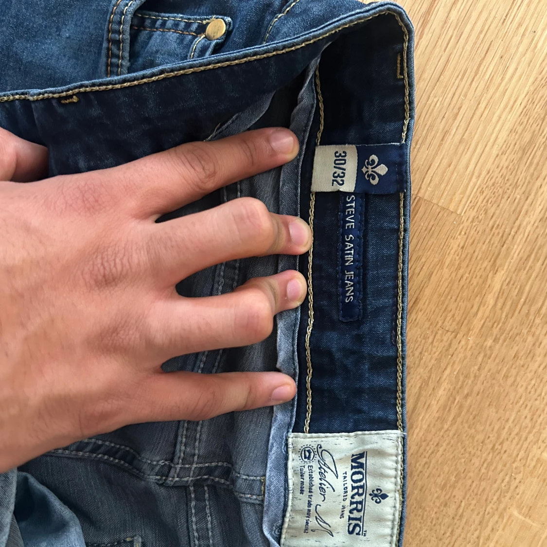 Morris Steve Satin Jeans blå 30/32 - 2