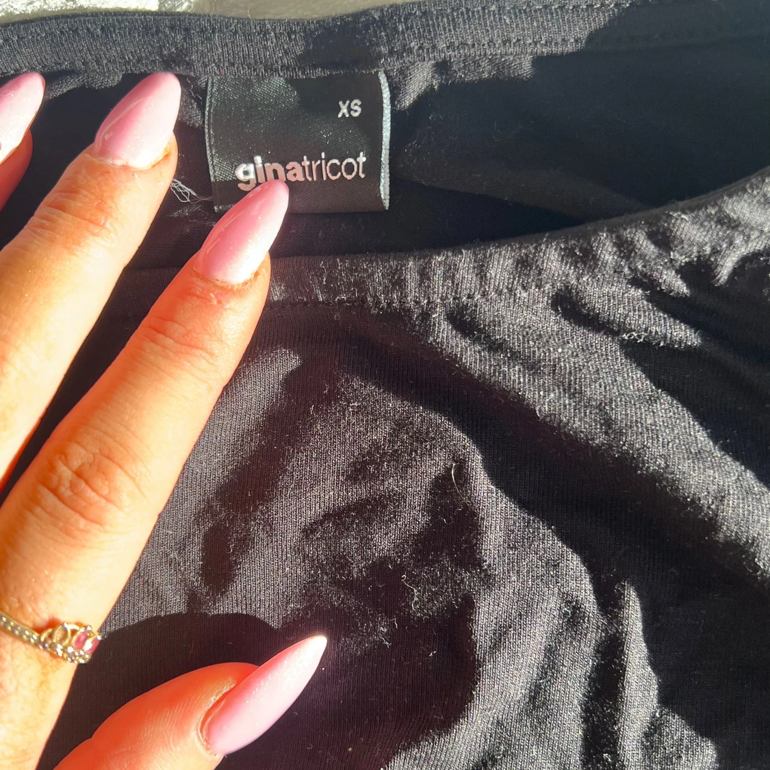 Svart långärmad tröja Gina Tricot XS - 1