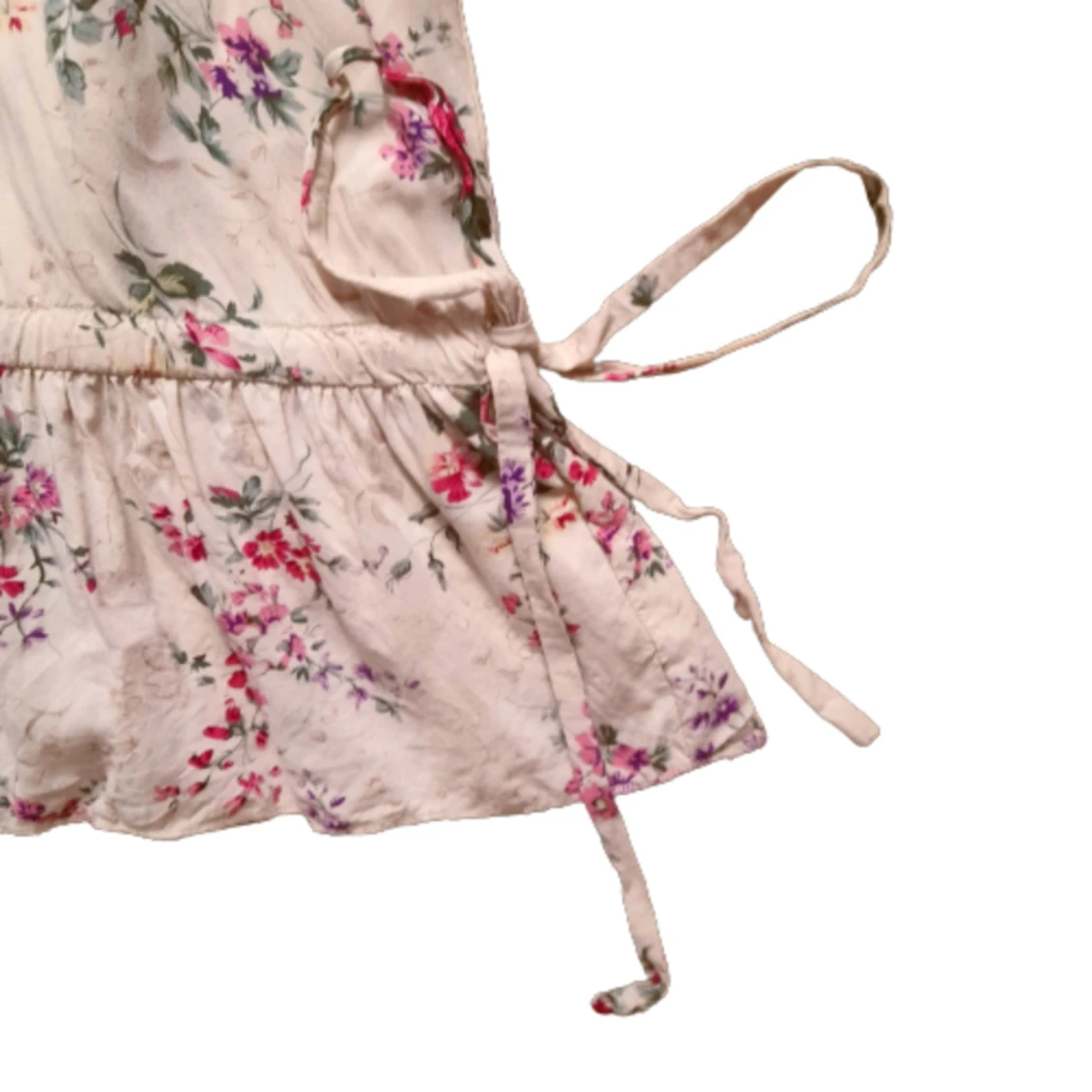 Söt blommig coquette blus - 90