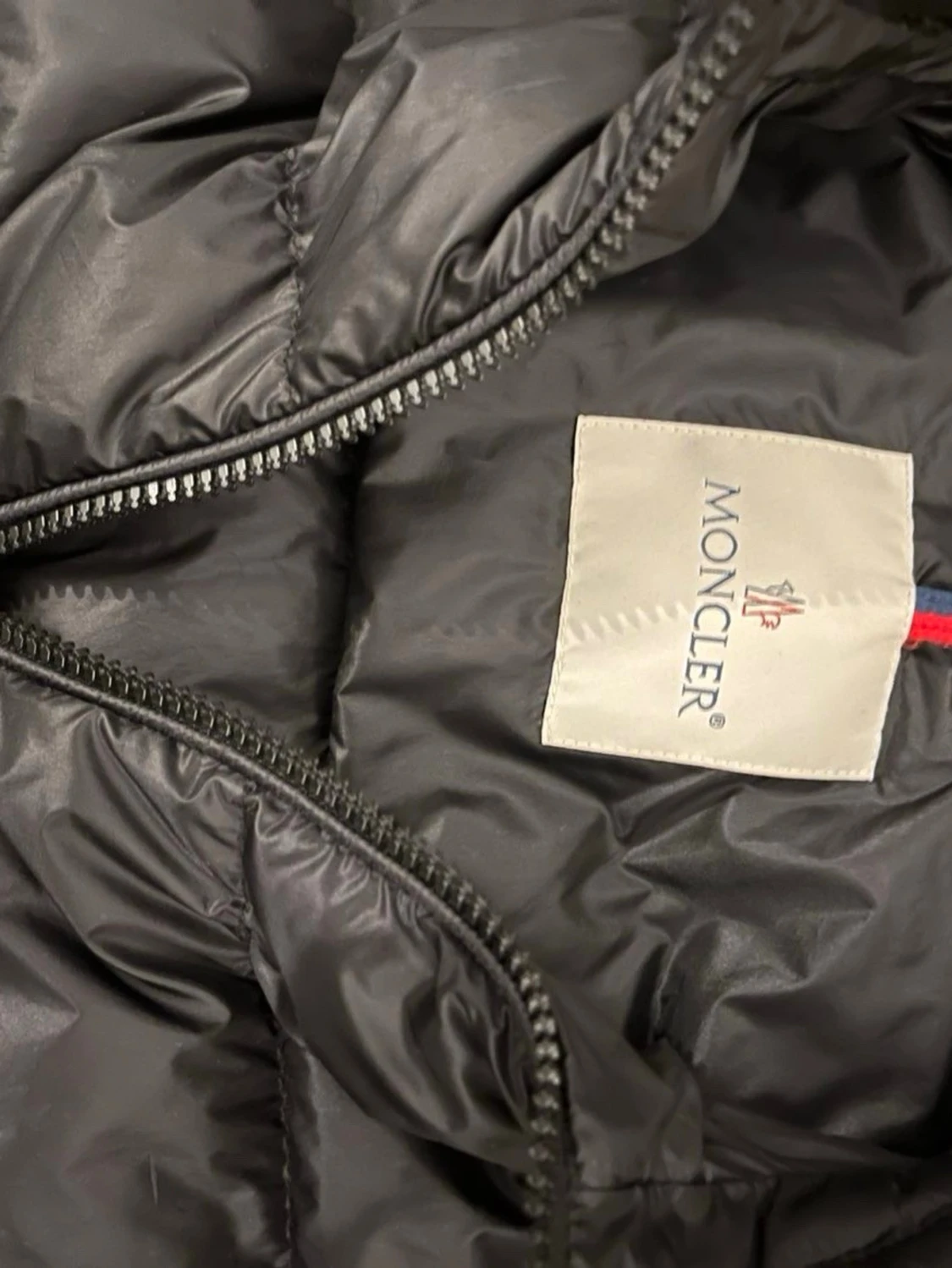 Svart Moncler pufferjacka - 3