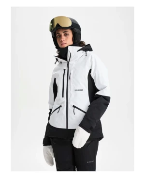 Svartvit skidjacka från Everest - säljer en svartvit skidjacka från Everest med huva och flera dragkedjeförsedda fickor.  Orginalpris 1800kr och är varsamt andvänd 💘(fickorna som är på magen sitter på sidorna skriv för fler bilder) 