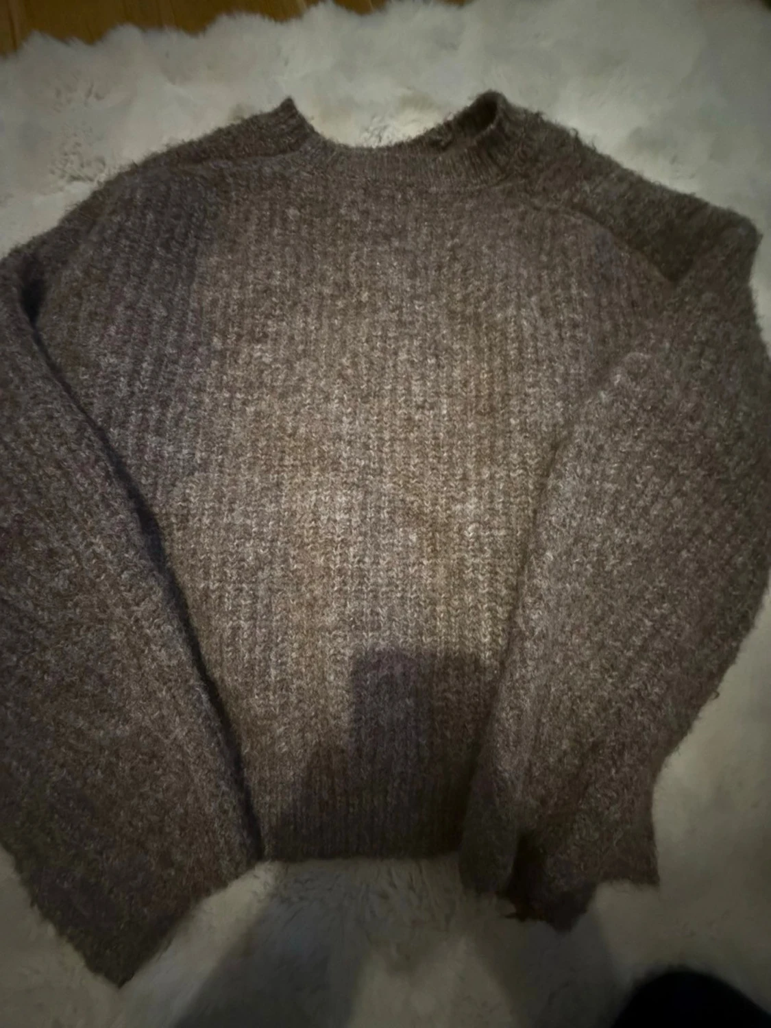 Beige stickad tröja från ONLY - 2