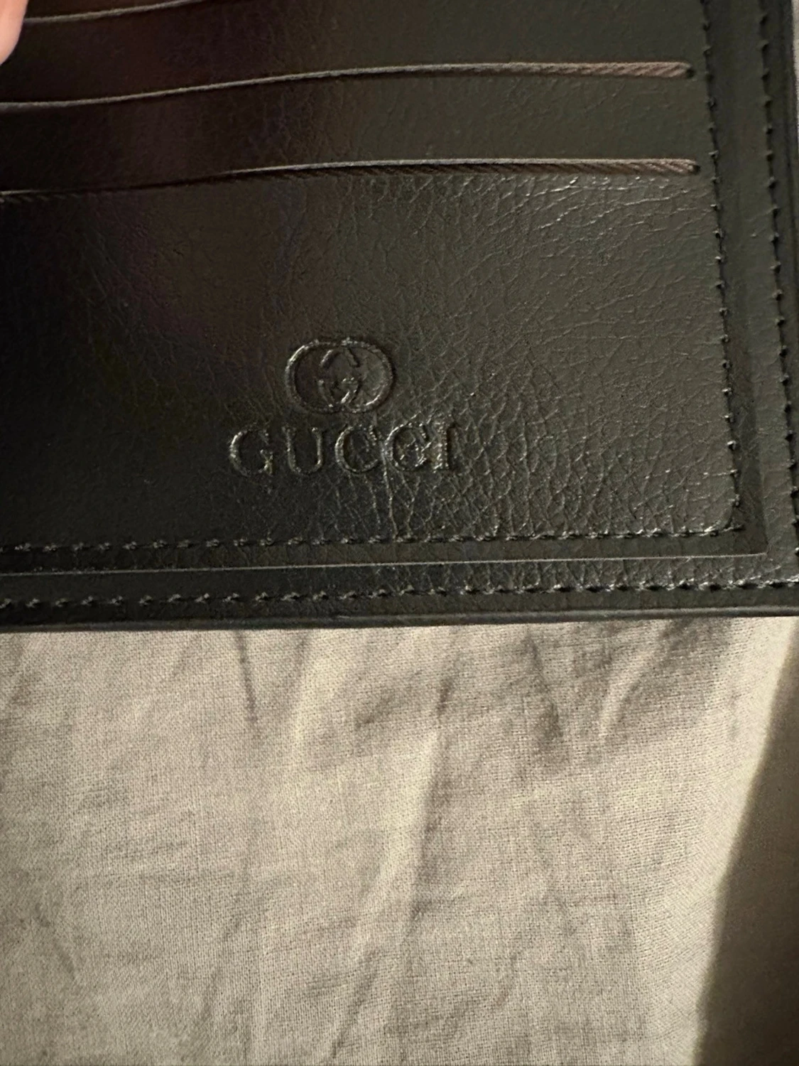 Gucci plånbok med GG-mönster - 1