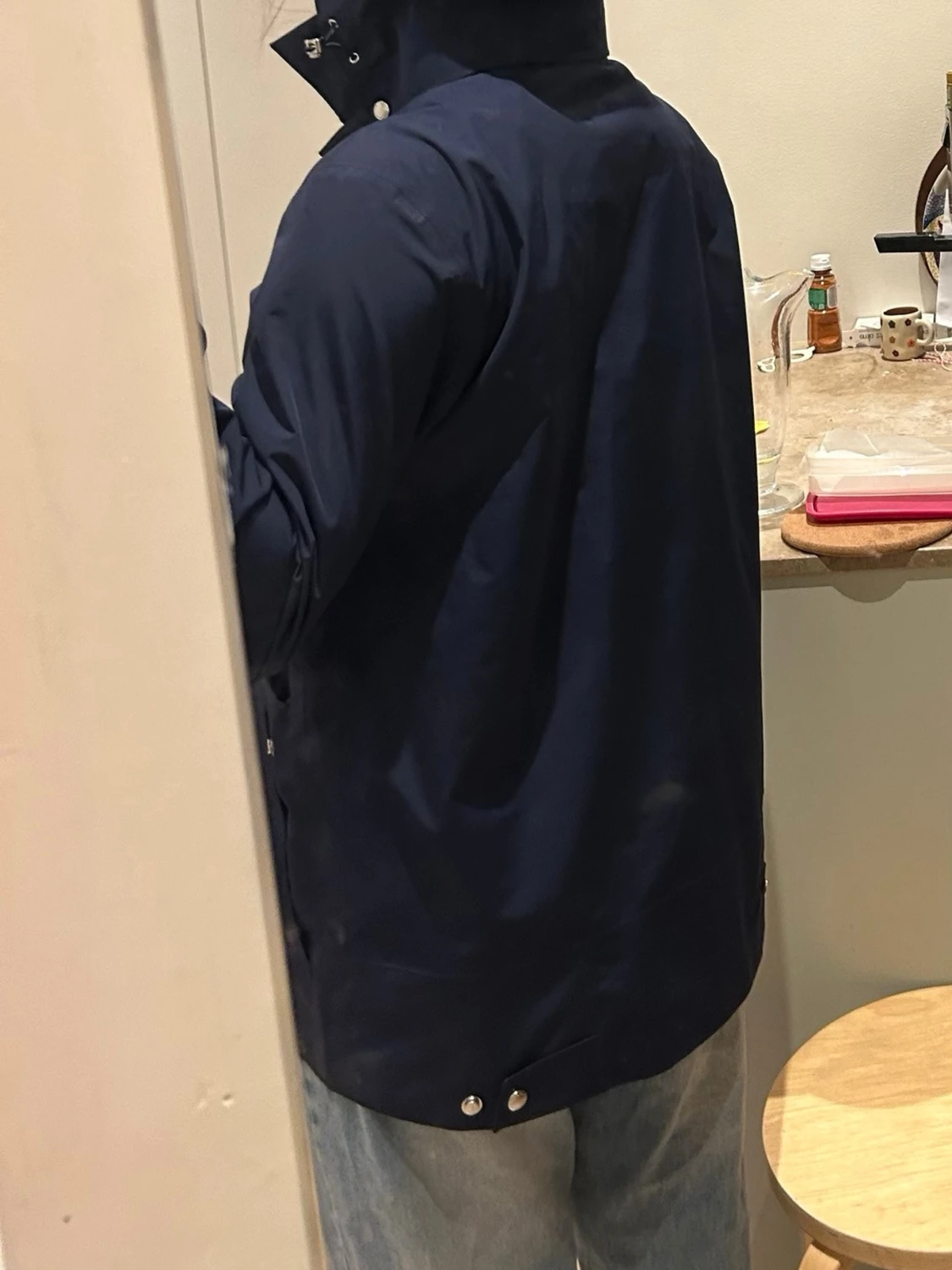 Mörkblå regnjacka från GANT - 5