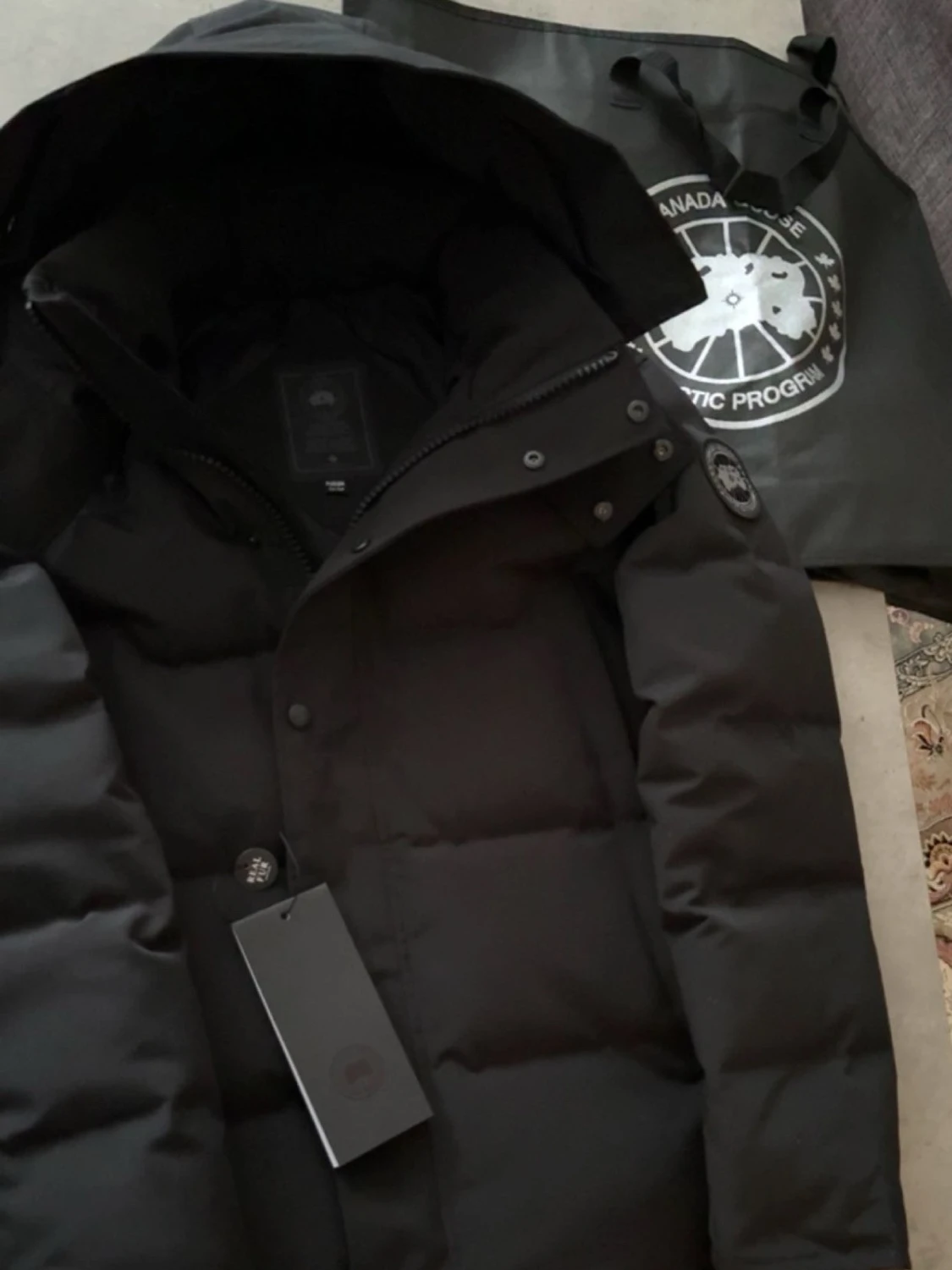  Canada goose Wyndham black label special päls  - 6