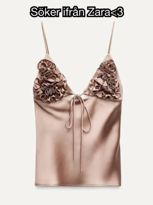 SÖKER FRÅN ZARA<3 - Söker denna toppen ifrån Zara i Storlek S eller M beroende på hur den är i storleken , hade varit ytterst tacksam om någon ville sälja<3 Pris kan diskuteras<3