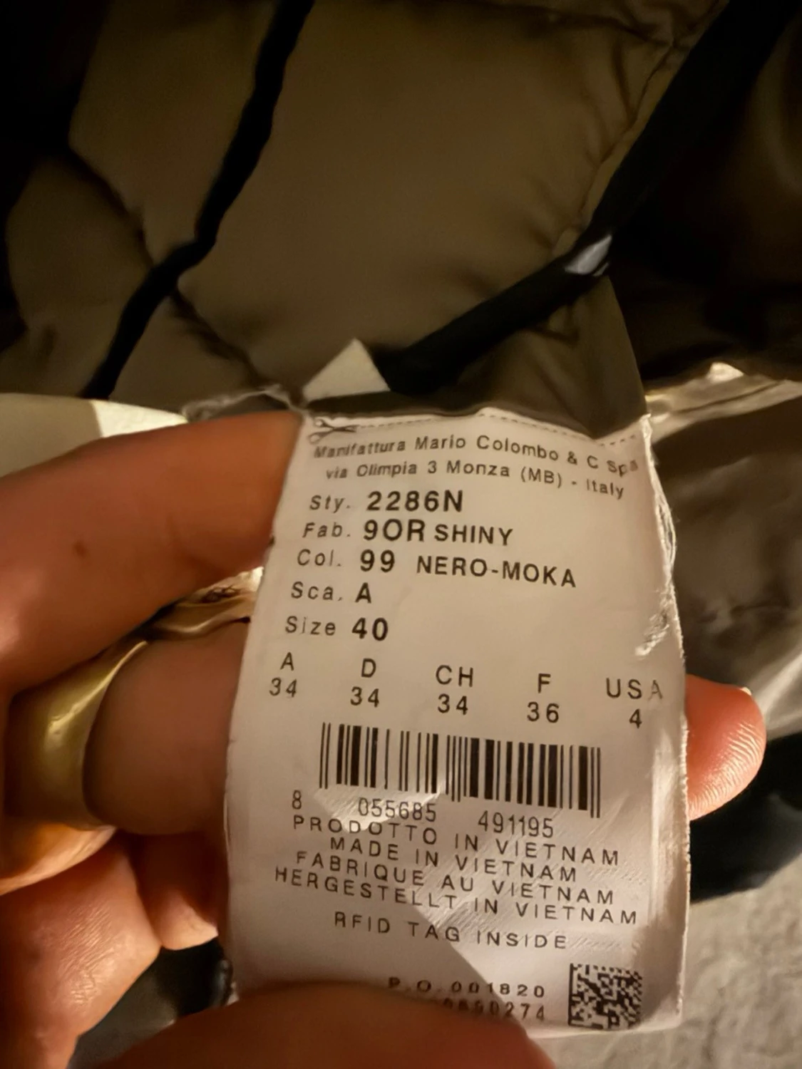 Svart grå pufferjacka från Colmar - 3