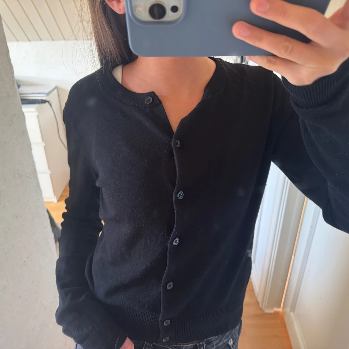 Svart kofta från H&M XS - 1