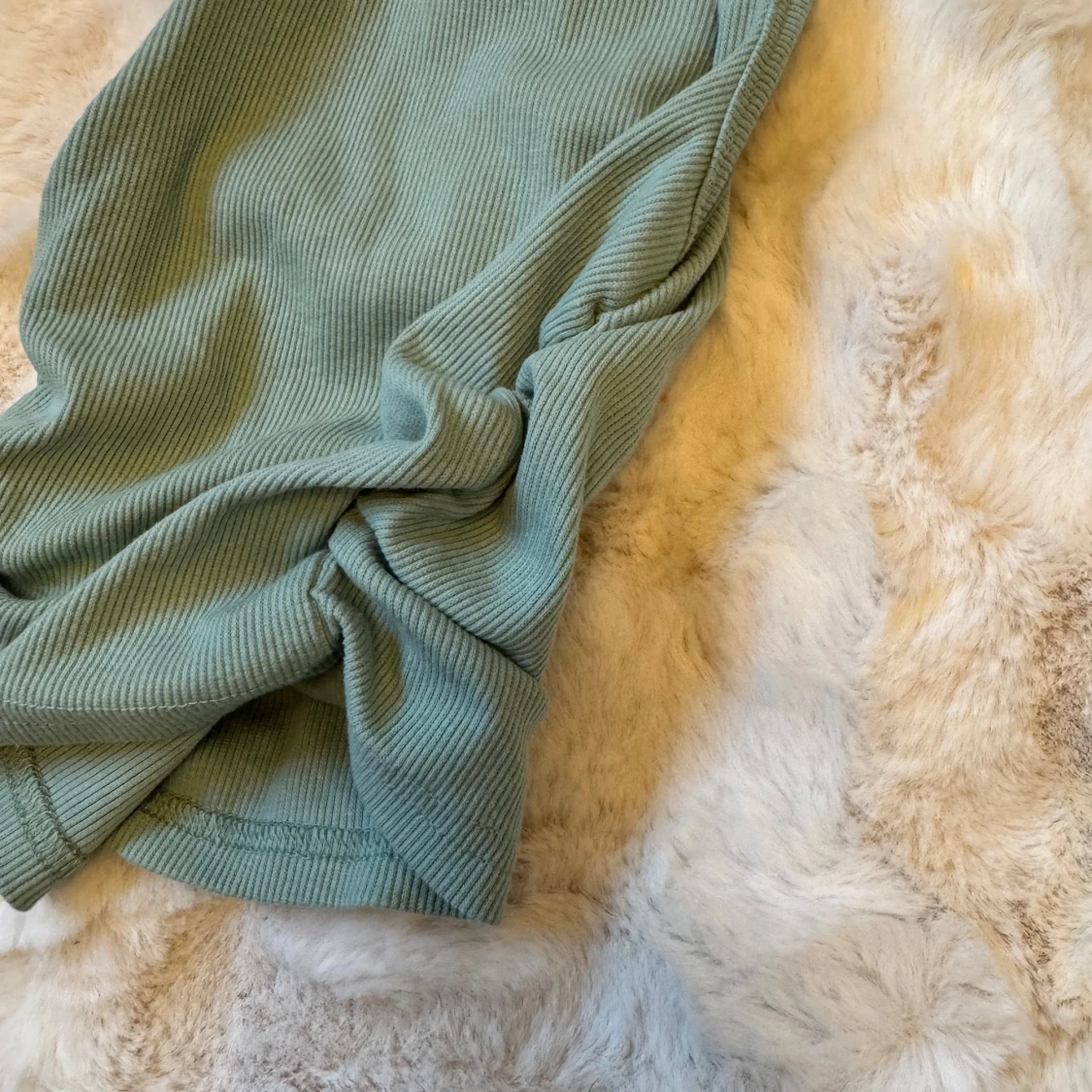 Ribbad grön linnetopp - 1