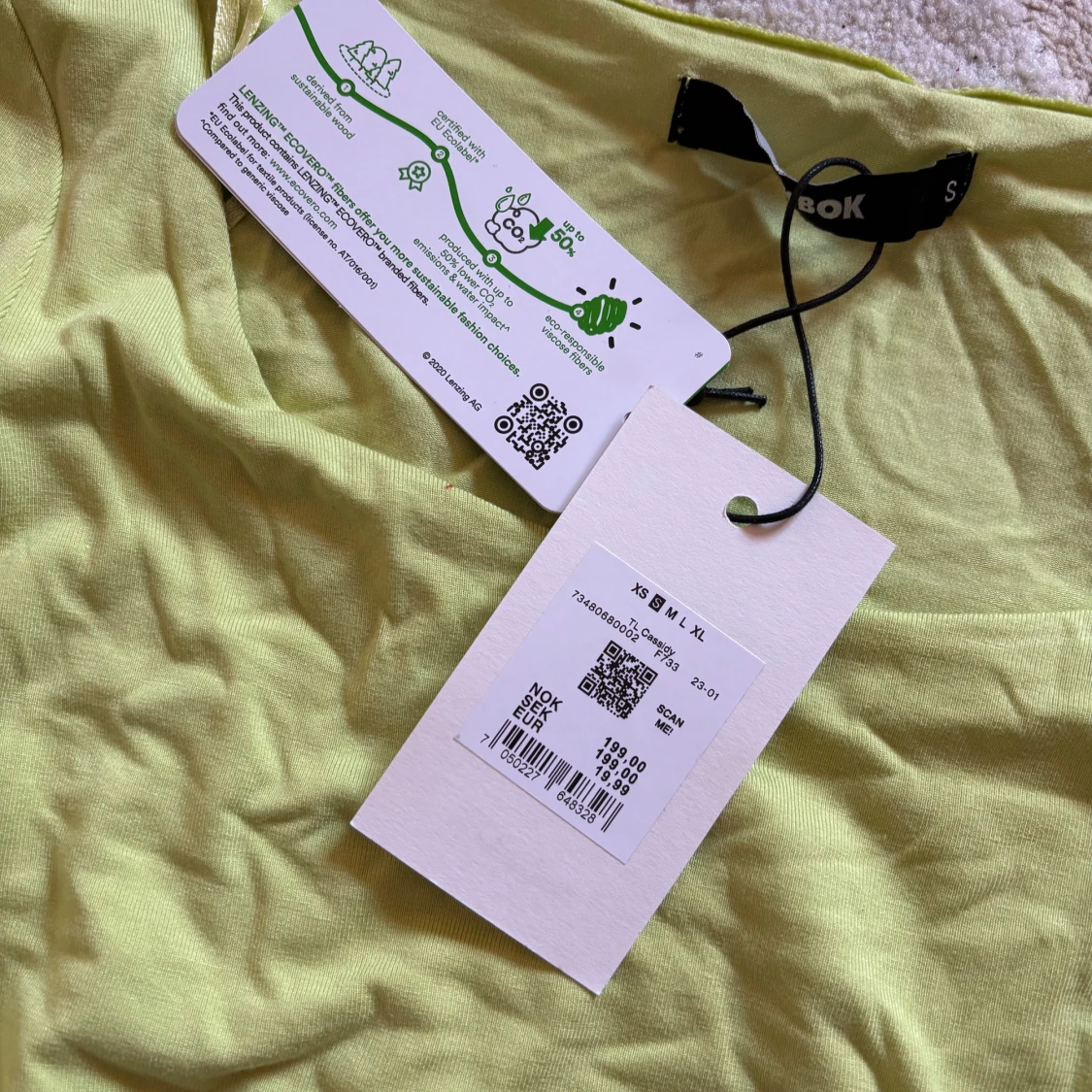 Grön långärmad topp från Bik Bok - 3