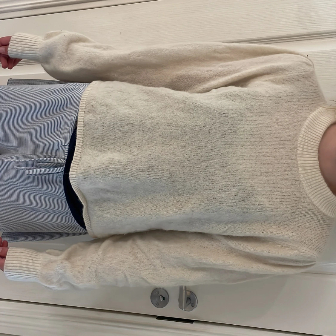 Beige stickad tröja från Neo Noir - 3