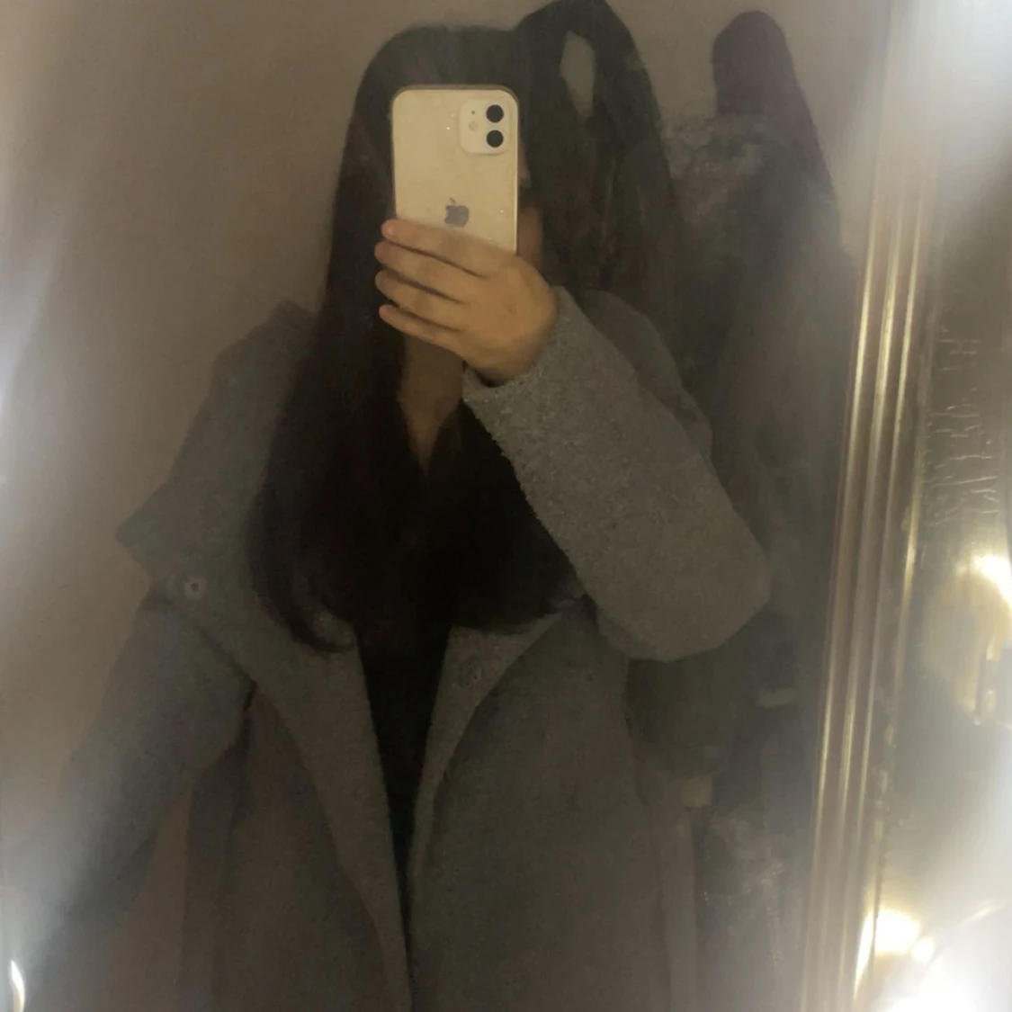 Grå kappa trenchcoat - 2