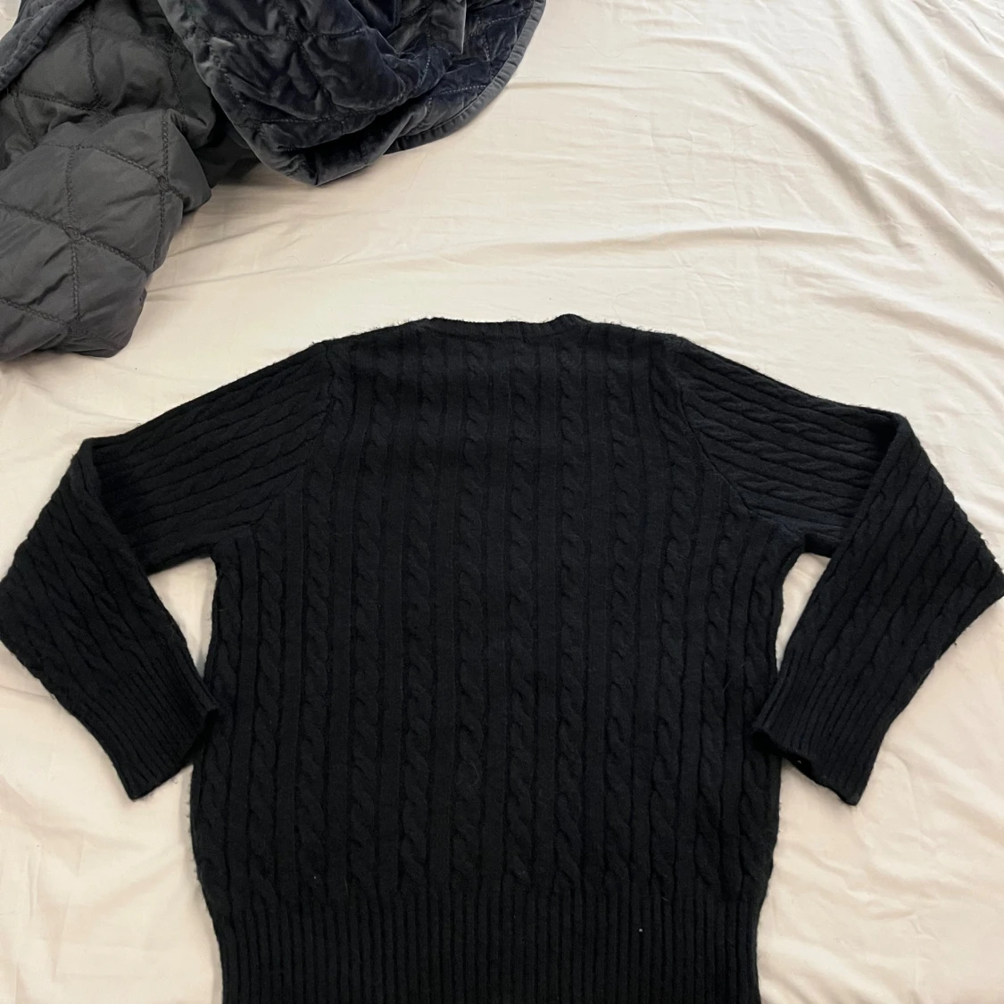 Svart kabelstickad tröja Polo Ralph Lauren - 1