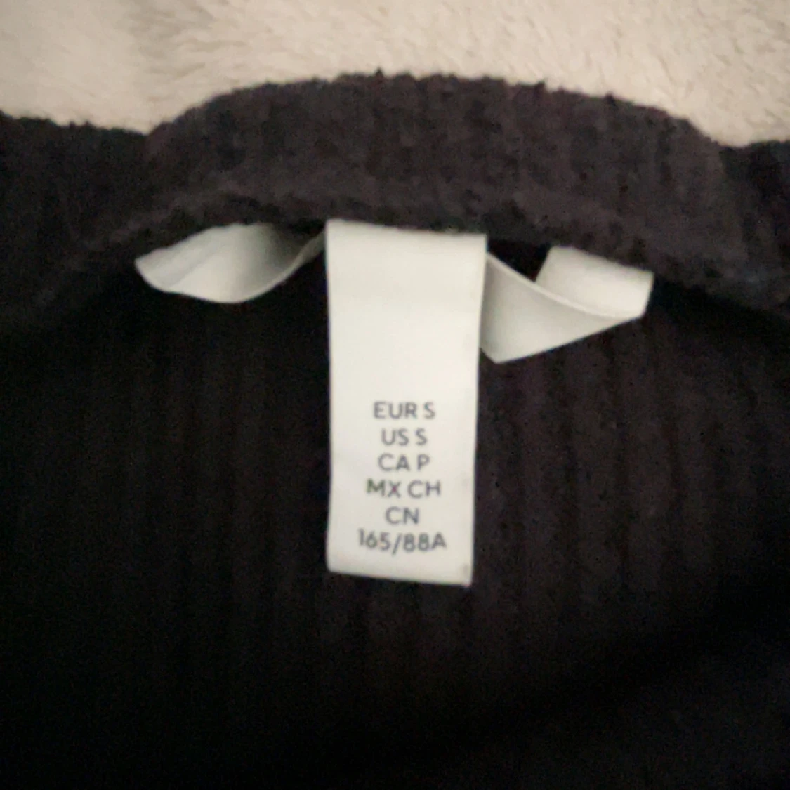 Svart offshoulder ribbad topp - 1