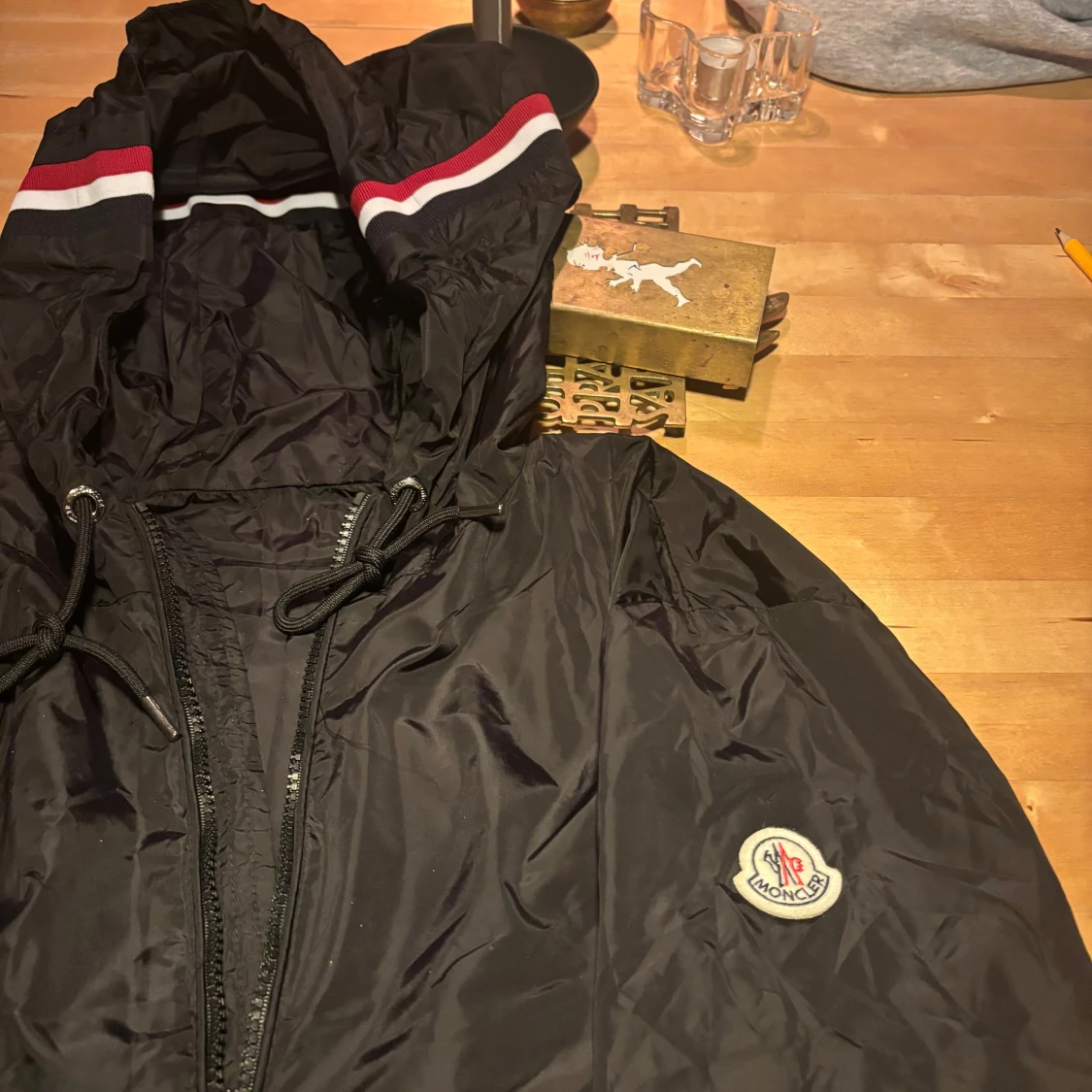 Svart Moncler Windbreaker  - 1