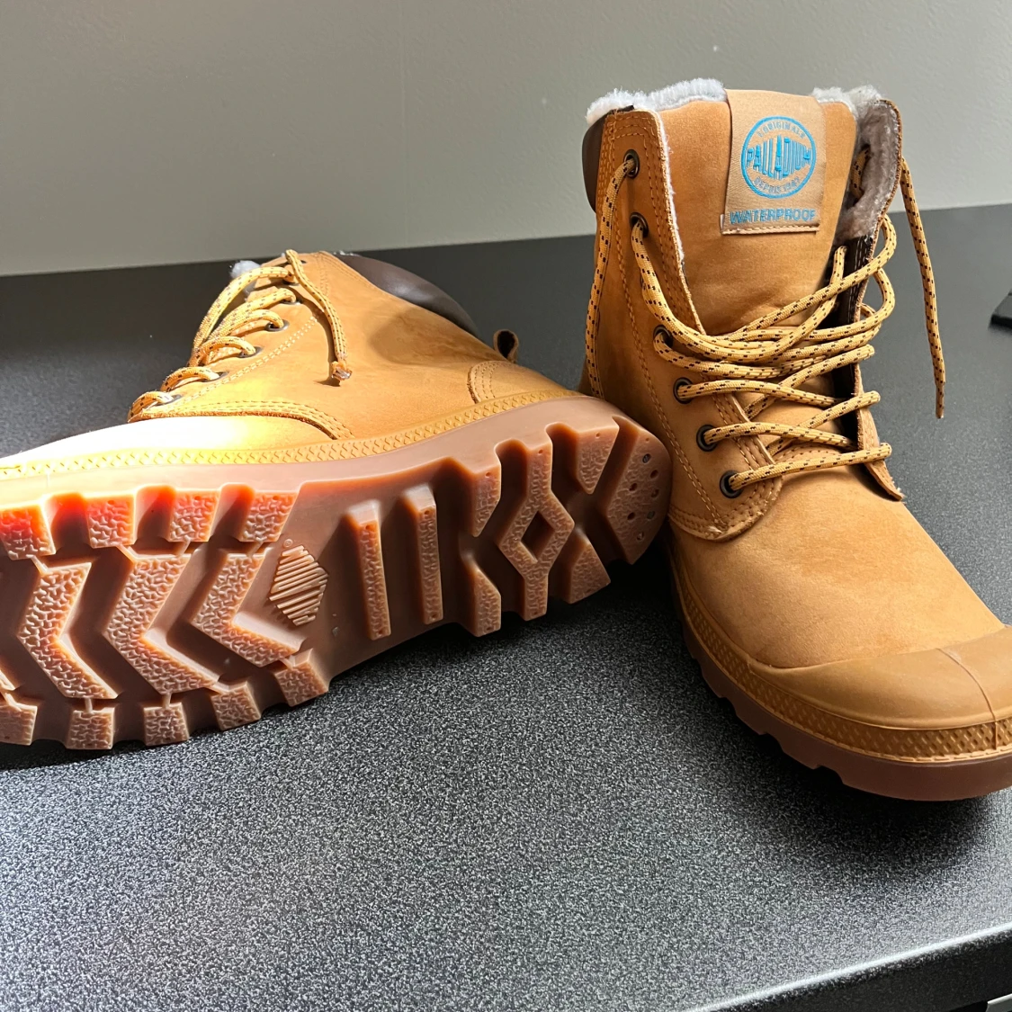 Palladium vinterboots i mocka, strl 41 - 1