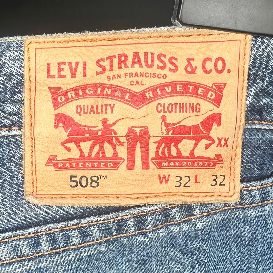 Levi's 508 blå jeans W32 L32 - 2