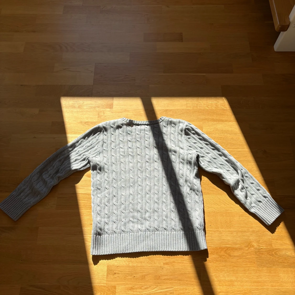 Grå kabelstickad tröja Polo Ralph Lauren - 1