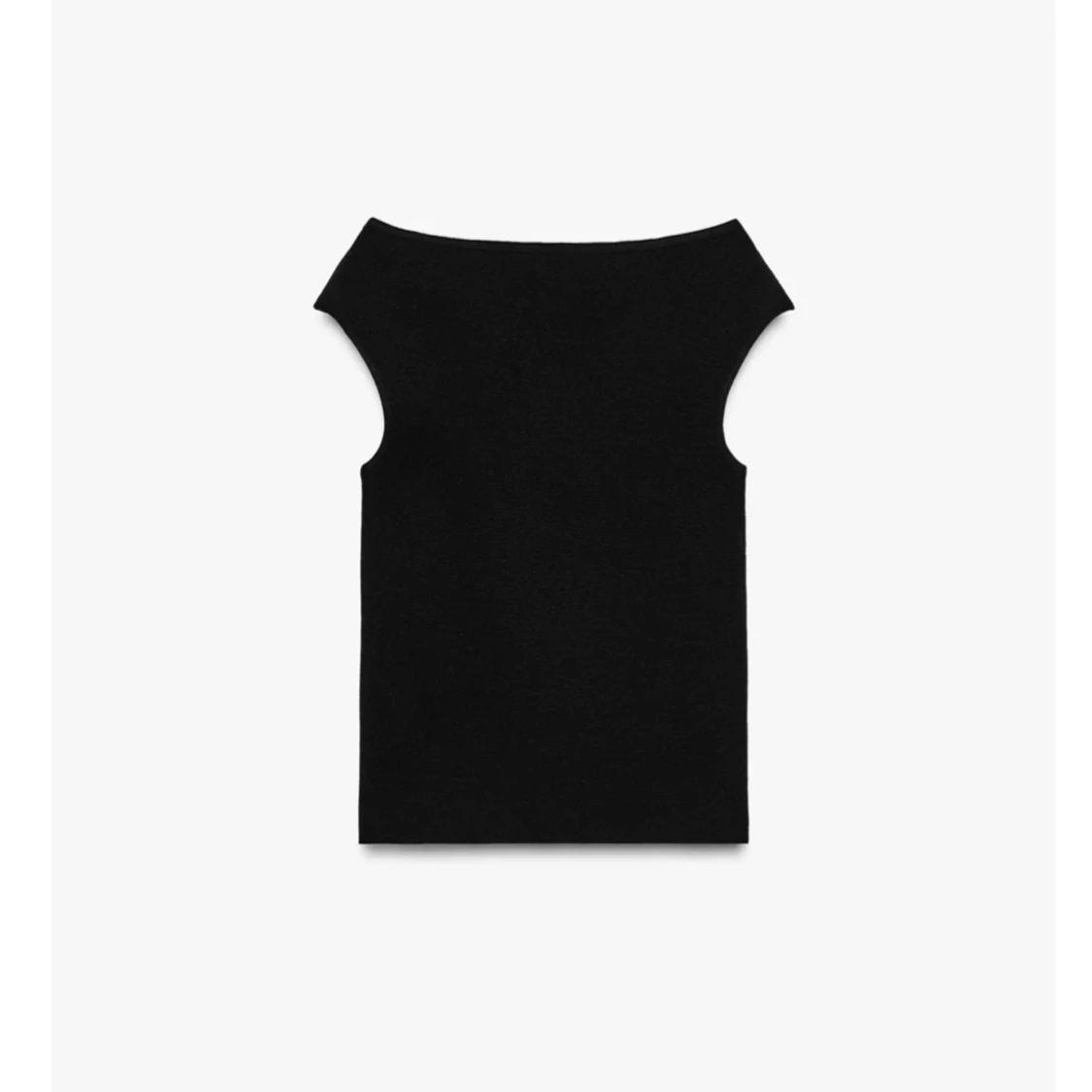 Svart stickad  topp - 1