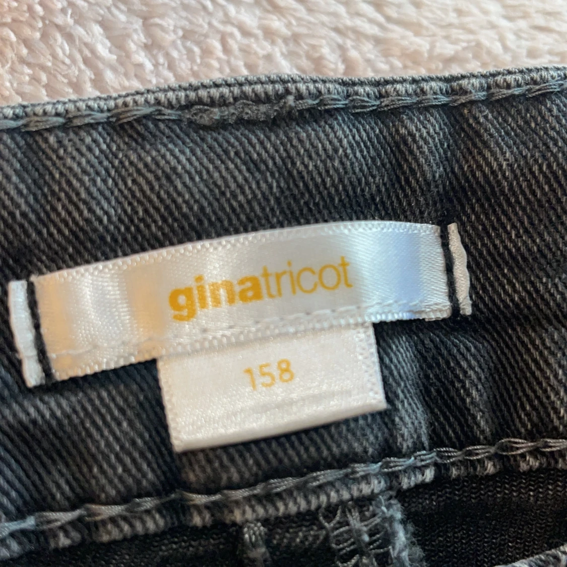 Svarta bootcut jeans Gina Tricot 158 - 2