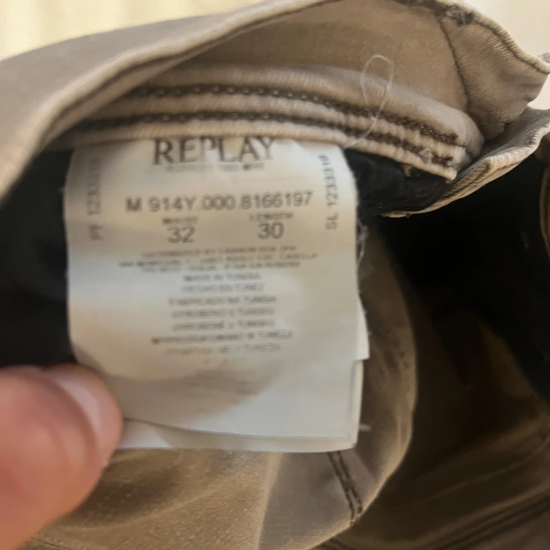Beige Replay Anbass jeans, stl 32/30 - 2