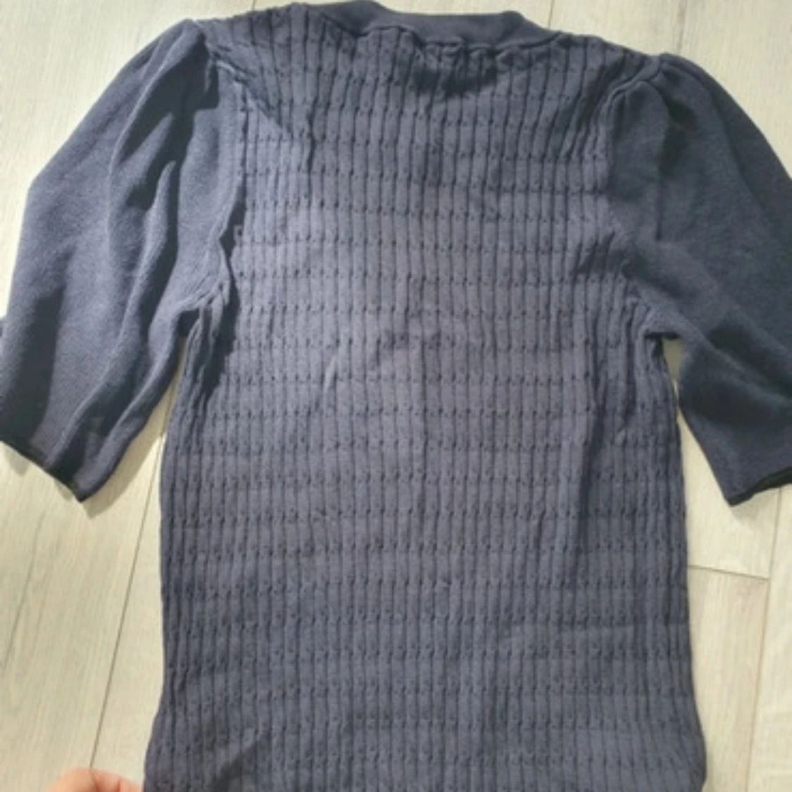 Mörkblå stickad topp från Soaked - 1