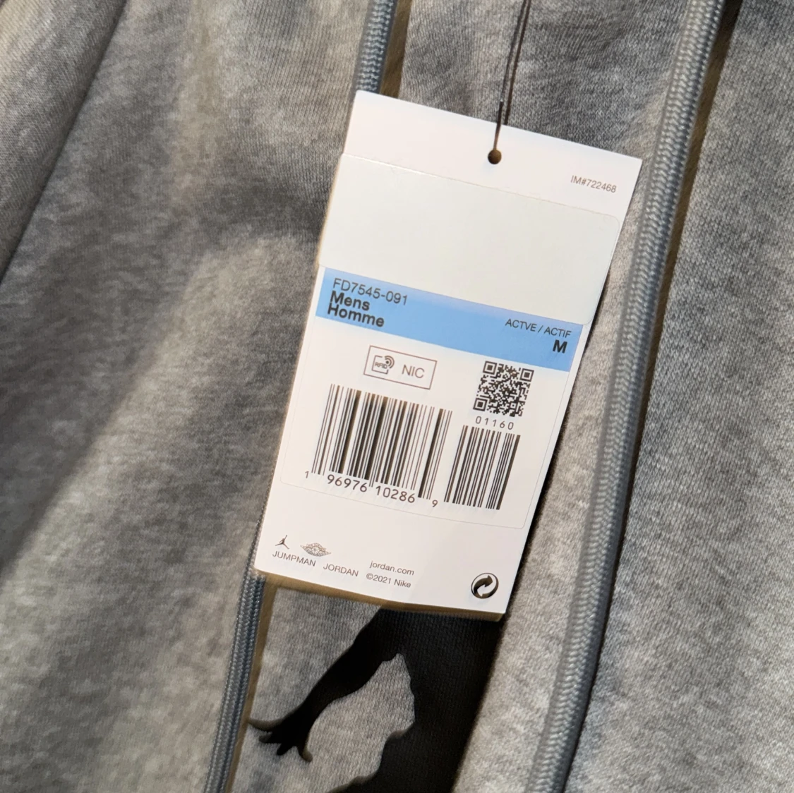 Jordan grå hoodie – helt nytt skick! - 2