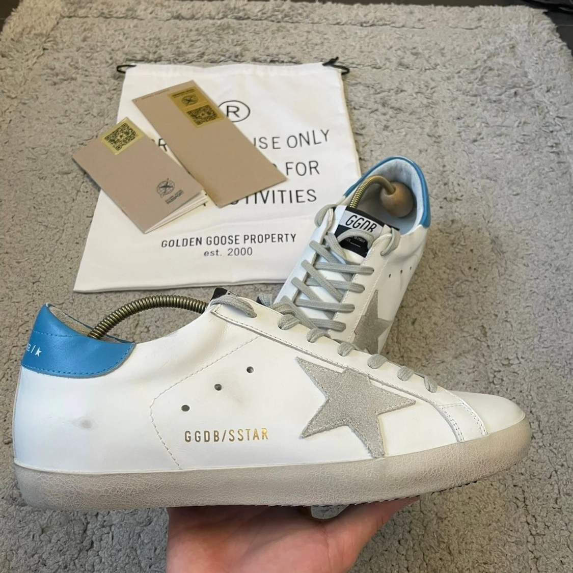 Golden Goose Superstar vita sneakers - 1