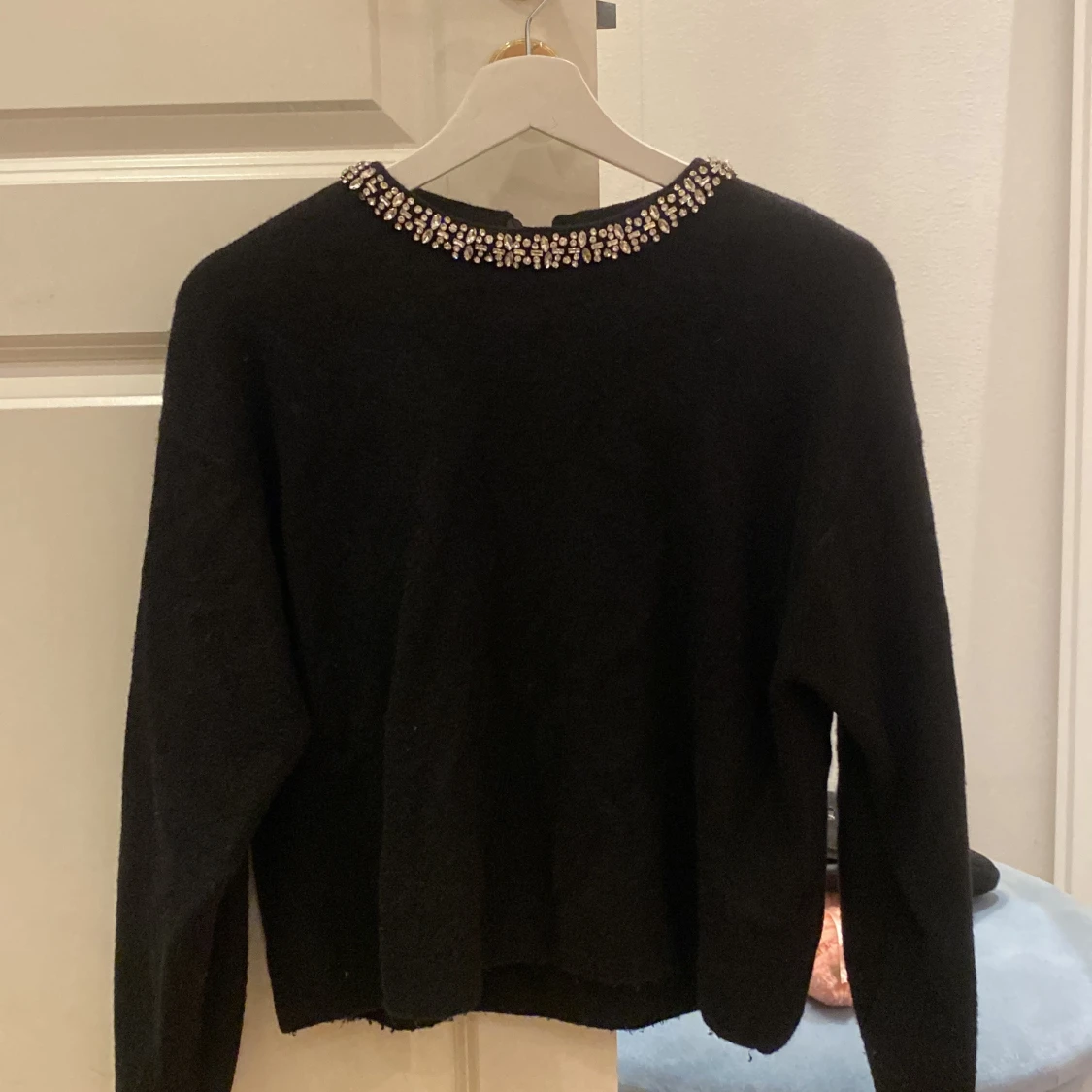 Svart stickad tröja från Zara