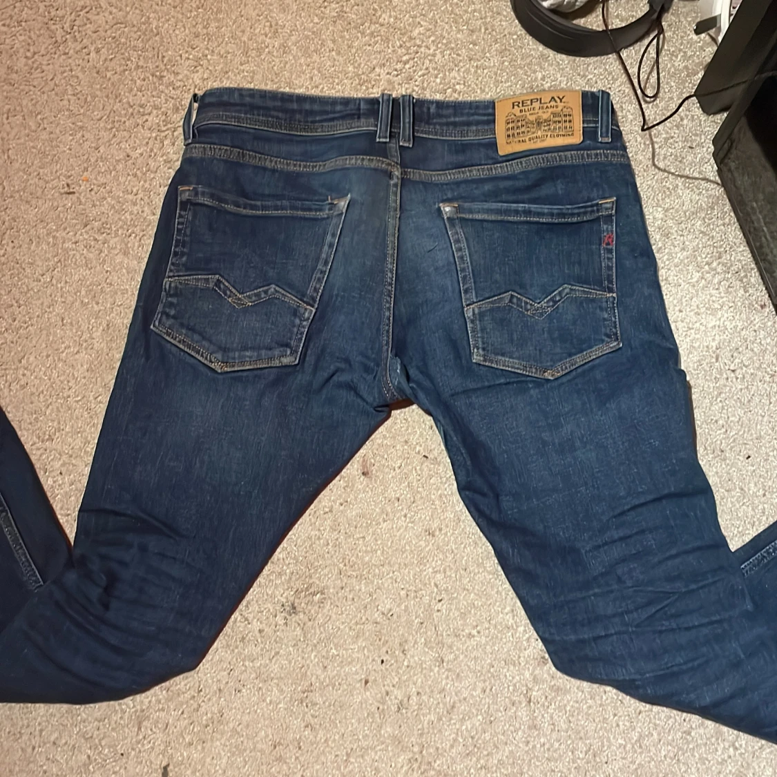 Replay blå jeans med raka ben - 2