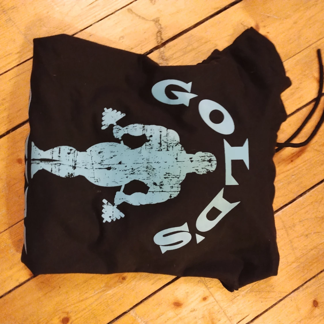 Gold's Gym svart hoodie utan ärmar - 3