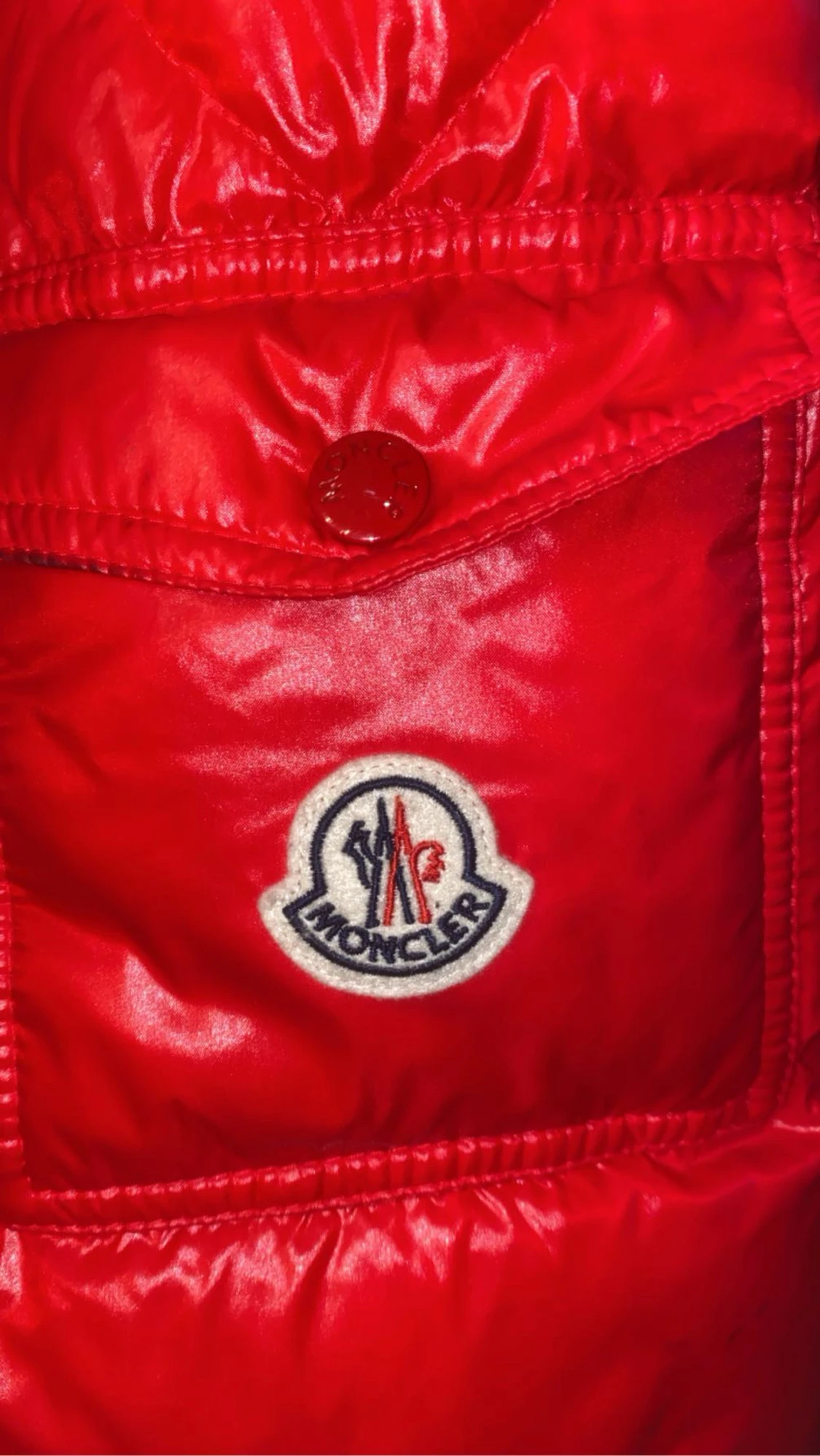 Röd Moncler encrins - 4