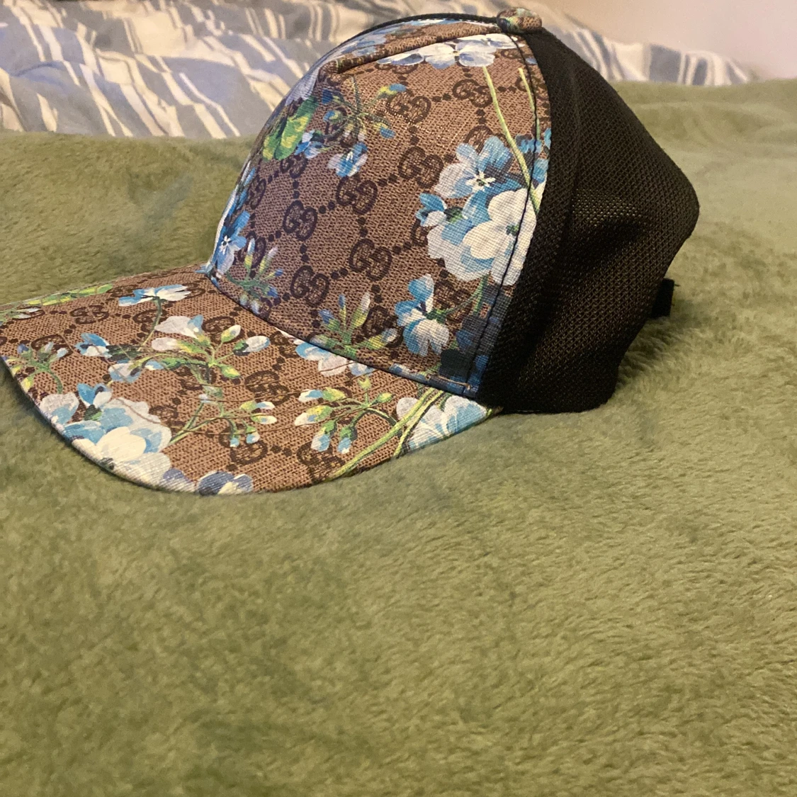 Gucci blommig keps med mesh - 1