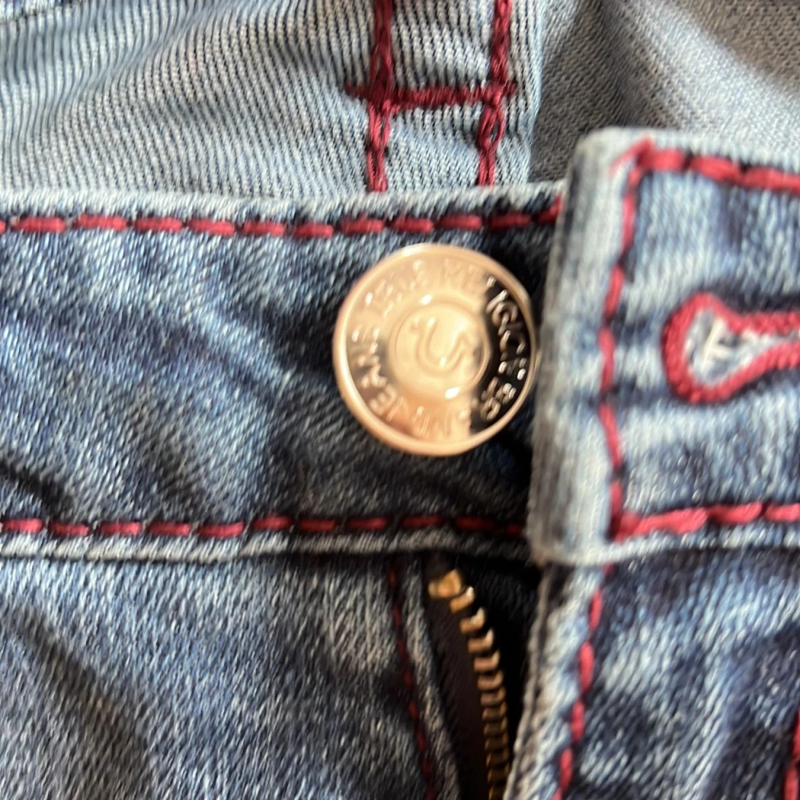 Blå bootcut jeans från True Religion - 3