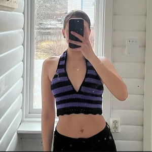 Virkad topp - Virkad av mig passar S 