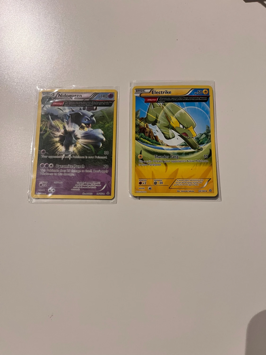 Pokémonkort: Nidoqueen & Electrike