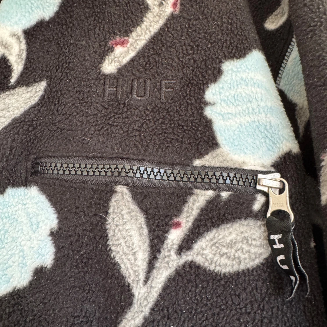 Streetwear Blommig fleecejacka från HUF - 2