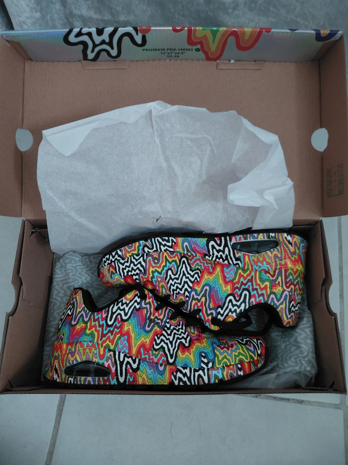 Skechers sneakers med psykedeliskt mönster - 3