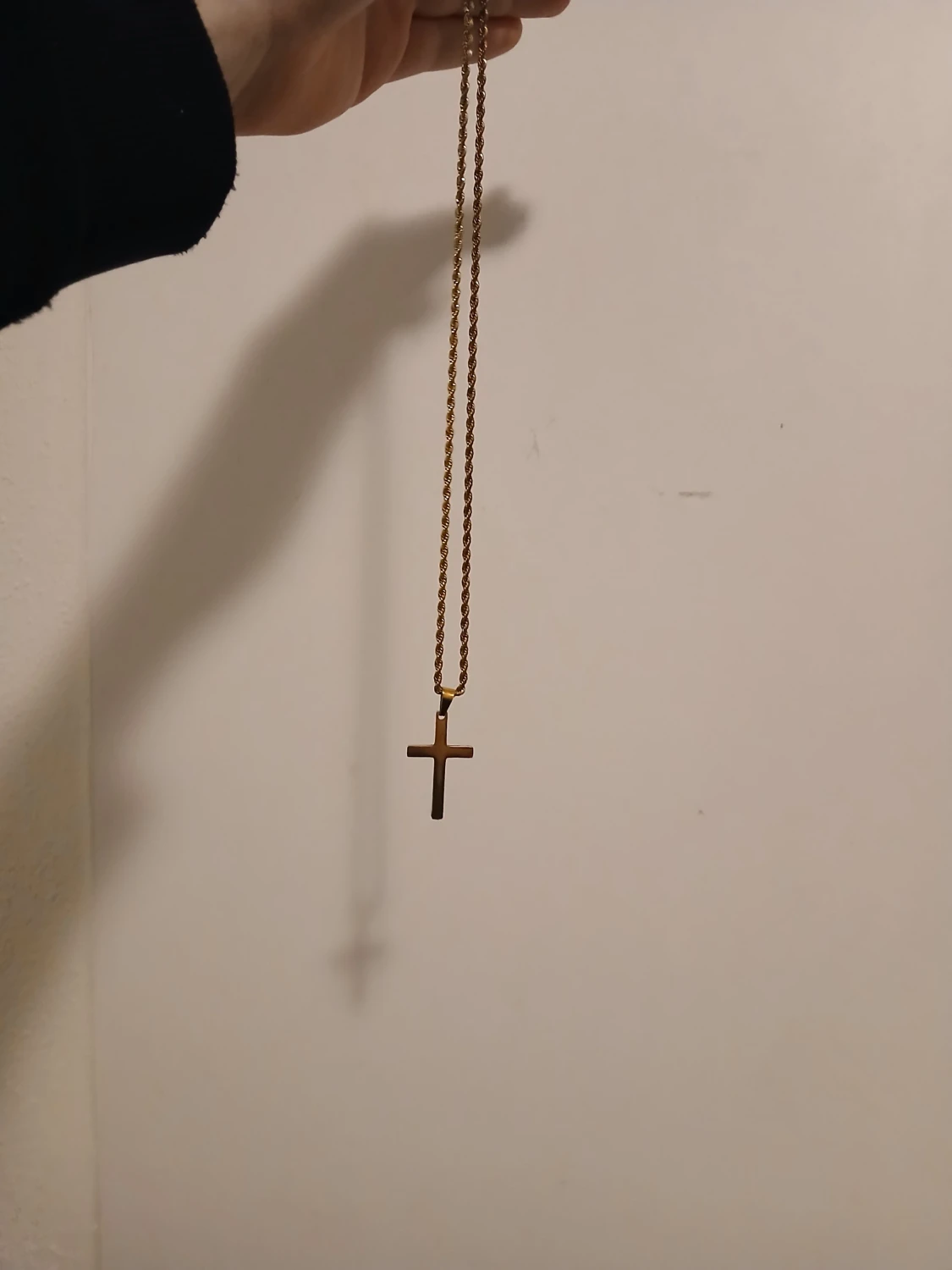 Guld  halsband och armband set - 1