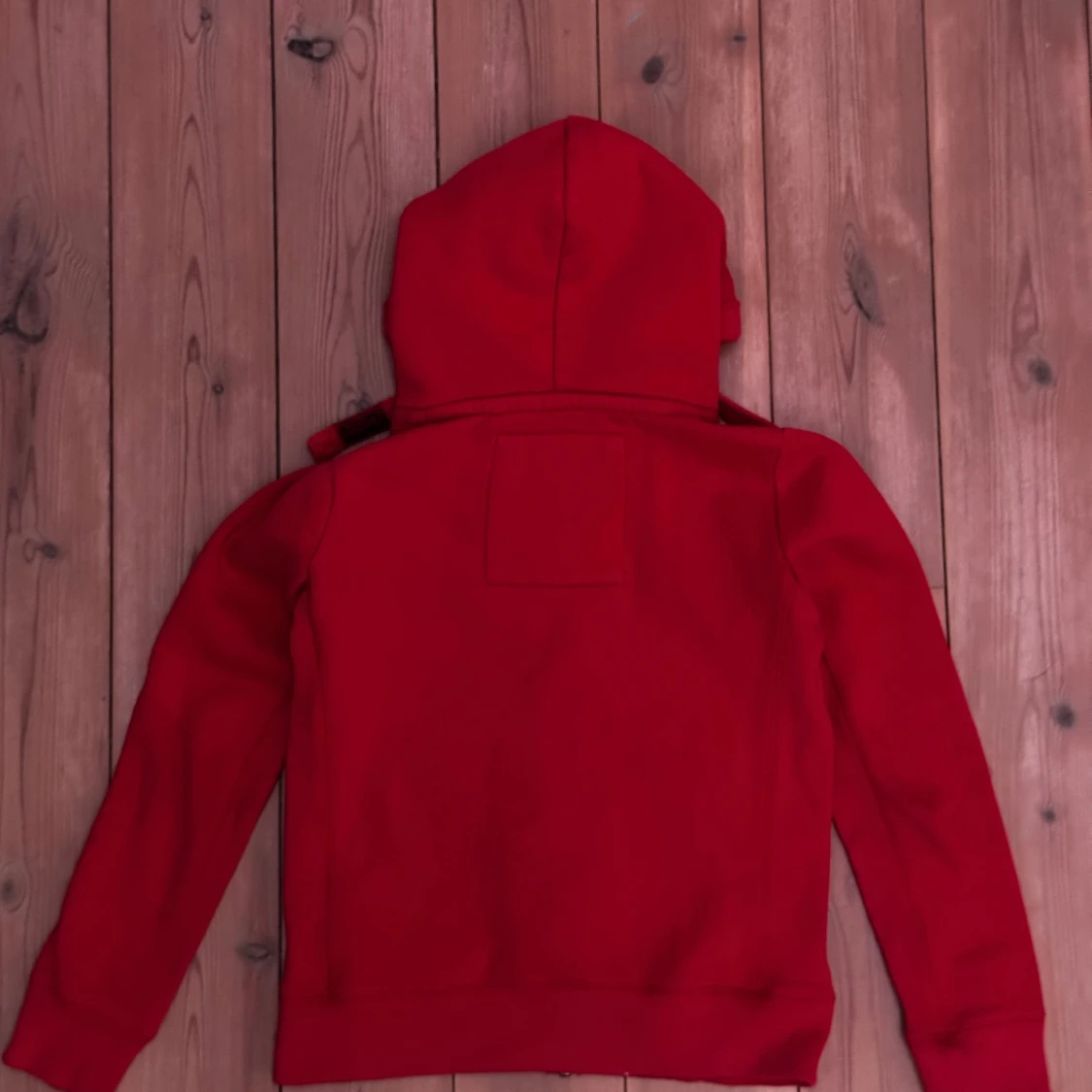 Röd hoodie från Diesel med dragkedja - 1