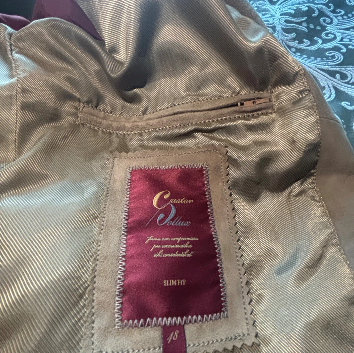 Beige mocka trenchcoat Castor solleu  - 1